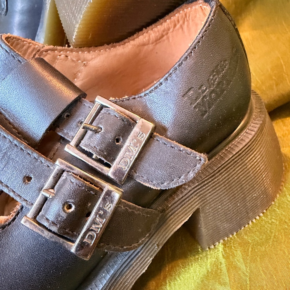 Dr. Martens Black Chunky Buckle Mary Janes - Picture 2 of 8